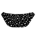 Black And White Star Pattern Print Fanny Pack