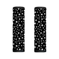 Black And White Star Pattern Print Handle Covers