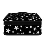 Black And White Star Pattern Print Small Lunch Bag