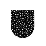 Black And White Star Pattern Print Toilet Lid Cover