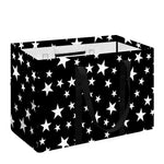 Black And White Star Pattern Print Utility Tote Bag