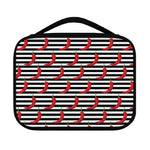 Black And White Striped Chili Print Classic Bible Case