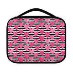 Black And White Striped Heart Print Classic Bible Case