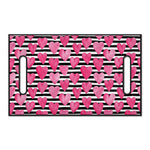 Black And White Striped Heart Print Golf Cart Seat Cover