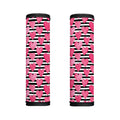 Black And White Striped Heart Print Handle Covers