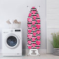 Black And White Striped Heart Print Ironing Board Cover