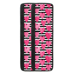 Black And White Striped Heart Print Refrigerator Handle Covers