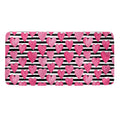 Black And White Striped Heart Print Towel