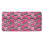 Black And White Striped Heart Print Towel