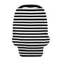 Black And White Striped Pattern Print Baby Seat Cover