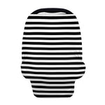 Black And White Striped Pattern Print Baby Seat Cover