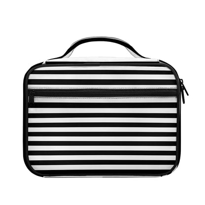 Black And White Striped Pattern Print Briefcase Bible Bag