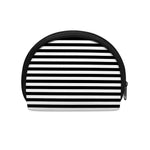 Black And White Striped Pattern Print Coin Purse