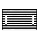 Black And White Striped Pattern Print Golf Cart Seat Cover