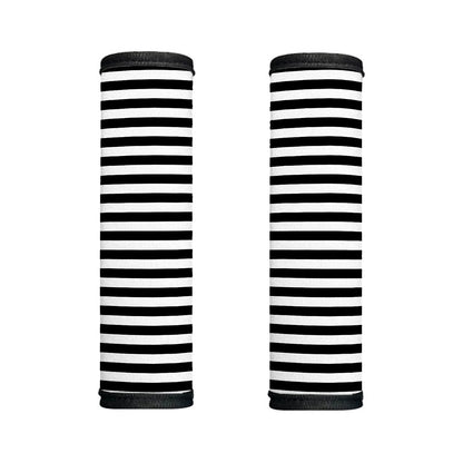 Black And White Striped Pattern Print Handle Covers