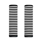 Black And White Striped Pattern Print Handle Covers