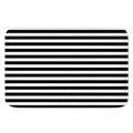 Black And White Striped Pattern Print Indoor Door Mat