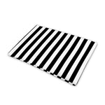 Black And White Striped Pattern Print Pet Cooling Mat Cover