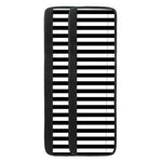 Black And White Striped Pattern Print Refrigerator Handle Covers