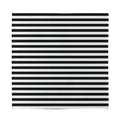 Black And White Striped Pattern Print Silk Bandana
