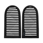 Black And White Striped Pattern Print Skillet Handle Cover