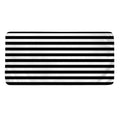 Black And White Striped Pattern Print Towel