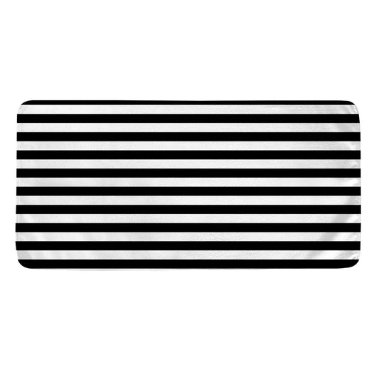 Black And White Striped Pattern Print Towel