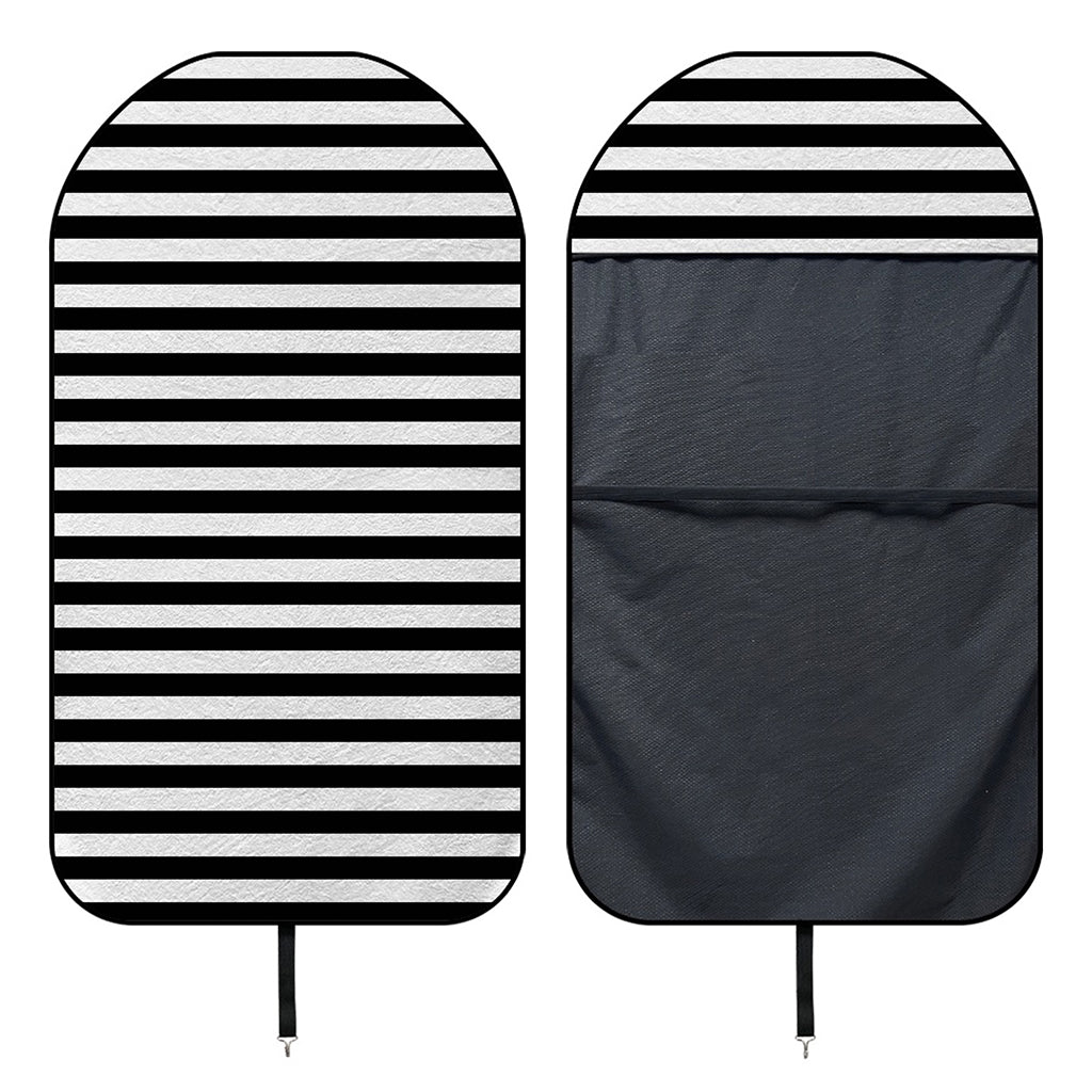 Black And White Striped Pattern Print Waterproof Car Seat Cover