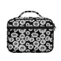 Black And White Sunflower Pattern Print Briefcase Bible Bag