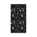 Black And White Supernatural Wicca Print Baby Crib Sheet