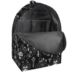 Black And White Supernatural Wicca Print Backpack