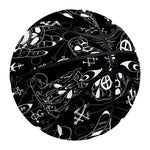 Black And White Supernatural Wicca Print Basketball