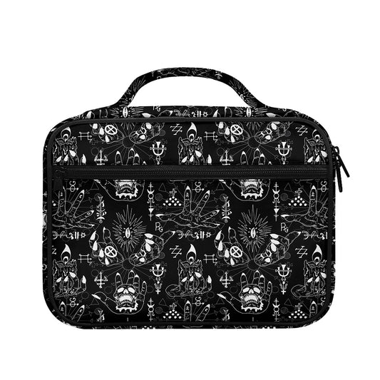 Black And White Supernatural Wicca Print Briefcase Bible Bag
