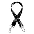 Black And White Supernatural Wicca Print Dog Seat Belt