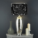 Black And White Supernatural Wicca Print Drum Lamp Shade