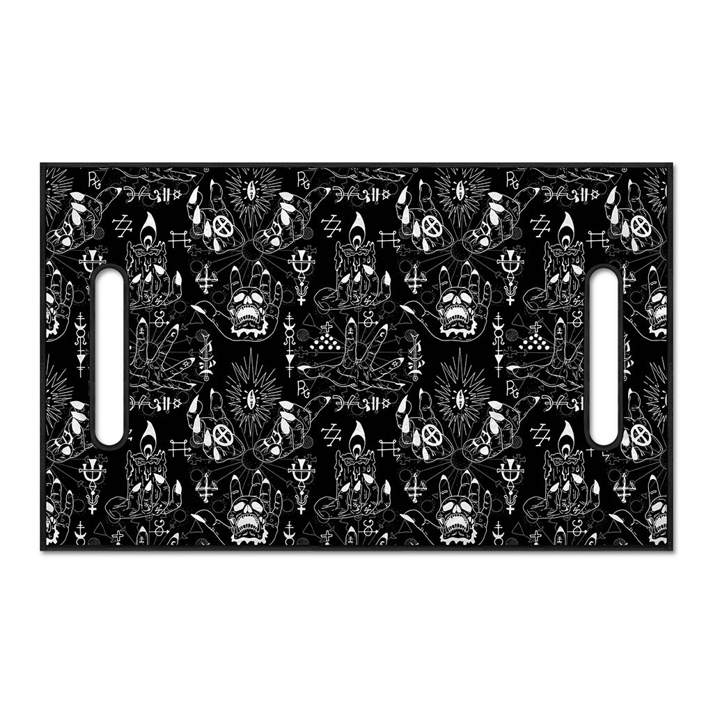 Black And White Supernatural Wicca Print Golf Cart Seat Cover