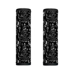 Black And White Supernatural Wicca Print Handle Covers