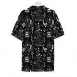 Black And White Supernatural Wicca Print Hawaiian Shirt