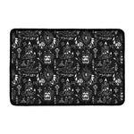Black And White Supernatural Wicca Print Kitchen Mat