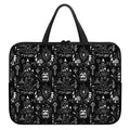 Black And White Supernatural Wicca Print Laptop Sleeve With Handle