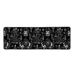 Black And White Supernatural Wicca Print Long Kitchen Mat