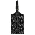 Black And White Supernatural Wicca Print Luggage Tag