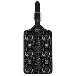 Black And White Supernatural Wicca Print Luggage Tag