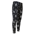 Black And White Supernatural Wicca Print Men's Compression Pants
