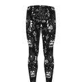 Black And White Supernatural Wicca Print Men's Leggings
