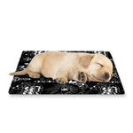 Black And White Supernatural Wicca Print Pet Cooling Mat Cover