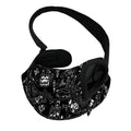 Black And White Supernatural Wicca Print Pet Sling Carrier