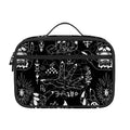 Black And White Supernatural Wicca Print Portable Lunch Bag