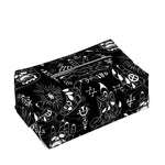 Black And White Supernatural Wicca Print Rectangle Tissue Box Cover