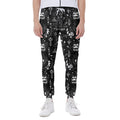 Black And White Supernatural Wicca Print Joggers